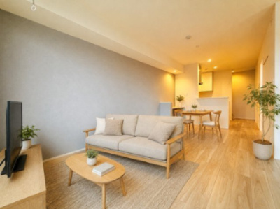 【居間・リビング】 | 橘RESIDENCE | 家具配置のイメージ