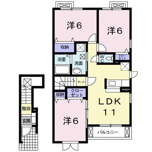 ドリームⅡの間取り