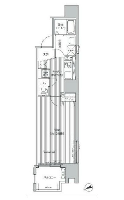 アクシス池袋の間取り