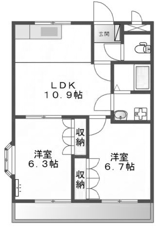 菊池郡菊陽町大字津久礼のアパート