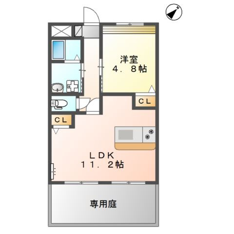 菊池郡菊陽町花立３丁目のアパート