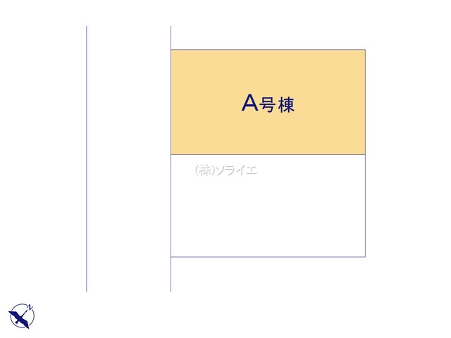 川越市南台２丁目　全2棟　新築戸建　ハートフルタウンの区画図