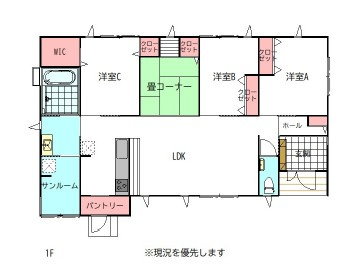 玉村町大字板井　中古2180の間取り