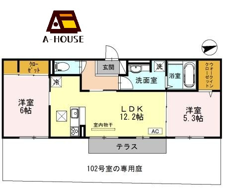 【間取り】 | La　Vita帝塚山