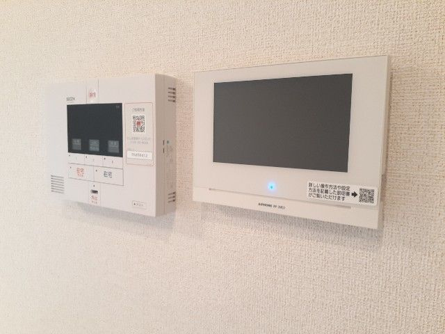 ガーデンプラザのセキュリティ|モニター付きインターホンです