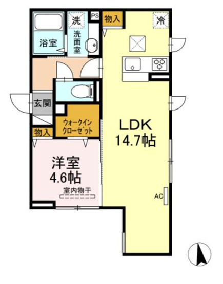【間取り】 | アンジュール中野