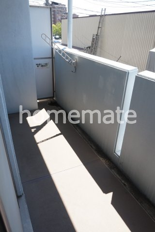 熊本市南区田井島１丁目の賃貸マンションのバルコニー