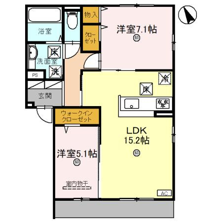 【間取り】 | Avancee鳳　A棟