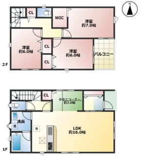 【間取り】 | 鈴蘭台東町８丁目　新築戸建 | 図面と現況が異なる場合は現況を優先します