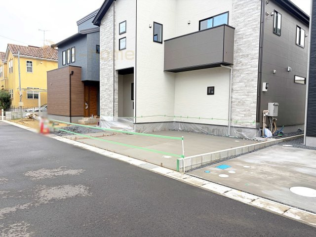 我孫子市青山台10期　新築戸建て　3号棟の駐車場|カースペースは2台お停めいただけます♪