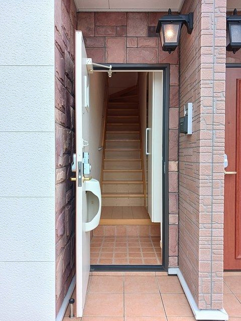 かいがんの玄関