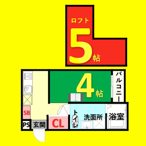 Ivy菊井(アイビーキクイ)　名古屋市賃貸　仲介手数料無料の間取り
