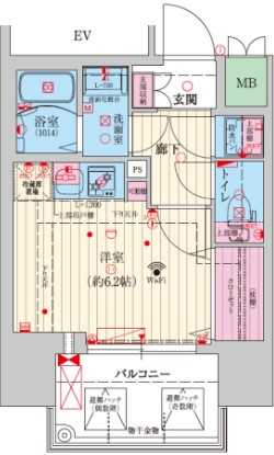 ファーストフィオーレ塚本ウェルビングの間取り