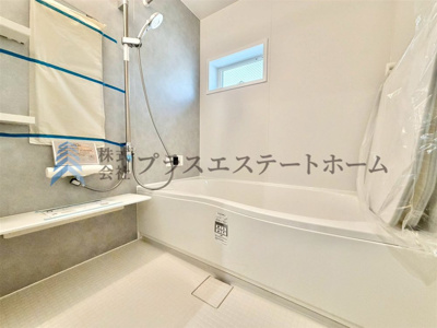 【浴室】 | 須磨区関守町2丁目Ⅲ　新築戸建 | 浴室乾燥機付きユニットバスで雨の日のお洗濯にも大活躍♪
