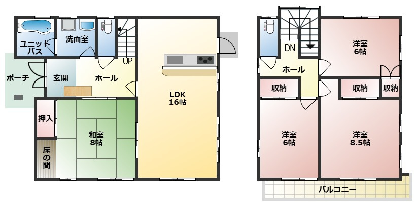 玉村町大字斎田　中古1580の間取り