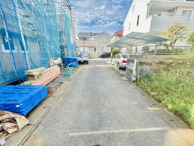 佐倉市井野Ⅴの前面道路含む現地写真|9/14撮影