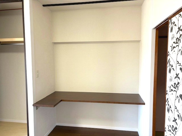 鴫野コーポ四号棟の収納|小物を収納するのに便利です