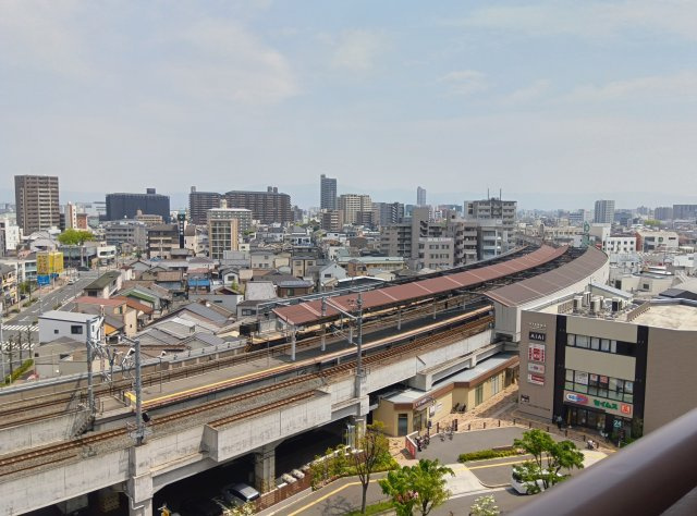 鴫野コーポ四号棟の展望