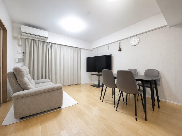 中古マンション【デュオTXみらい】の居間・リビング