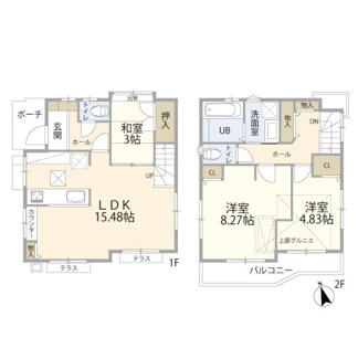 【間取り】 | 立川市幸町6丁目　中古戸建　【全1棟】