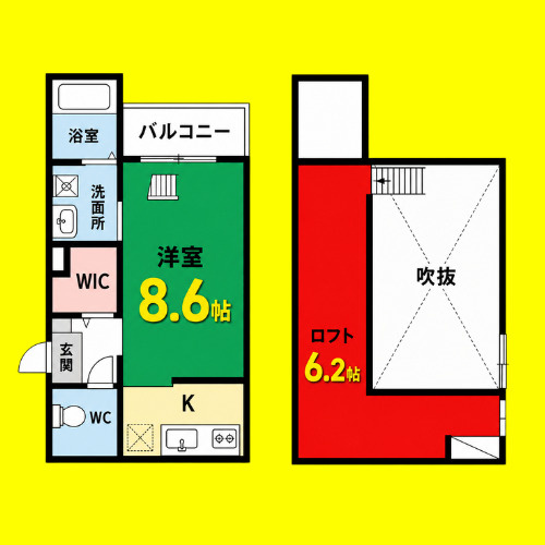 THE　TERRACE(ザテラス)　名古屋市賃貸　仲介手数料無料の間取り