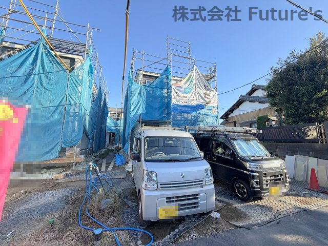 三郷市高州3丁目　新築戸建　全4棟　A号棟の外観|現地の写真になります。