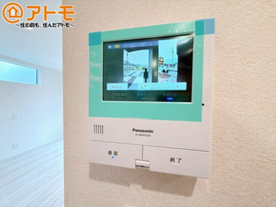 【セキュリティ】 | 三島市長伏　新築一戸建て　1号棟 | TVモニター付きインターホンは防犯性に優れています！