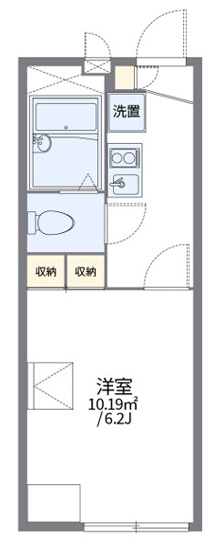レオパレスルフランの間取り