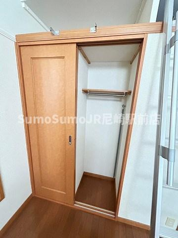 レオパレスSAKABEⅡの収納|専用の収納スペースです