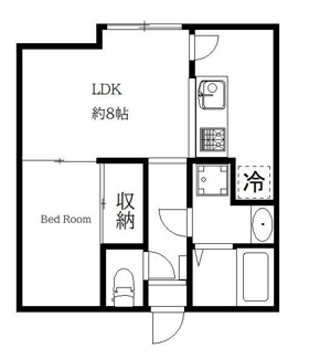 【間取り】 | ＫＡｒｅｓｉｄｅｎｃｅ西日暮里 | 間取りです。