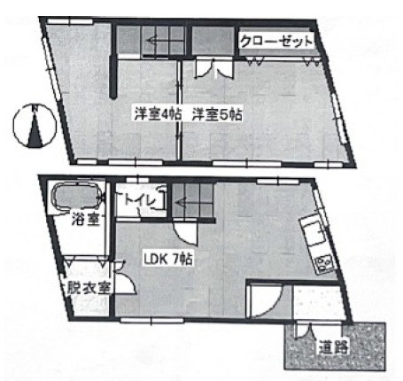 練馬区早宮2丁目戸建の間取り
