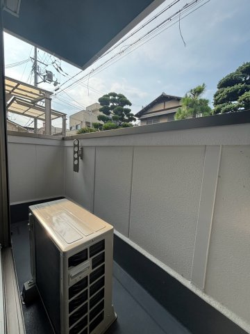 シナジー茨木のバルコニー
