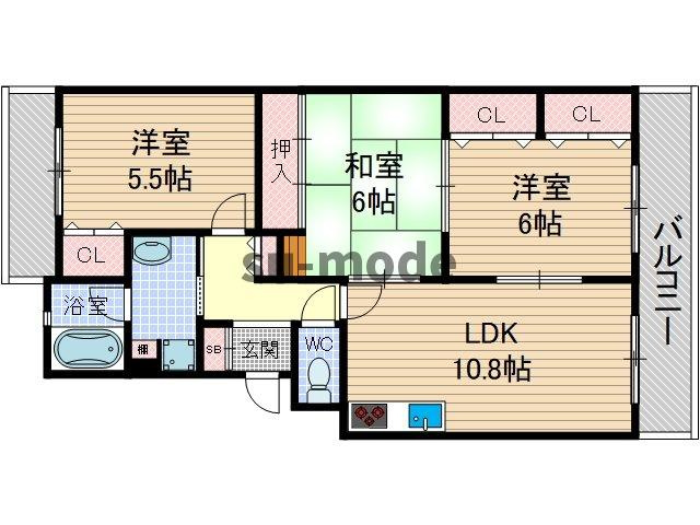 マンション・グランド・モナークの間取り