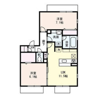 【間取り】 | ラヴィべルセタ A棟 A