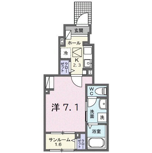 プラン　デ　エピの間取り