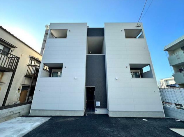 熊本市東区若葉３丁目のアパートの外観