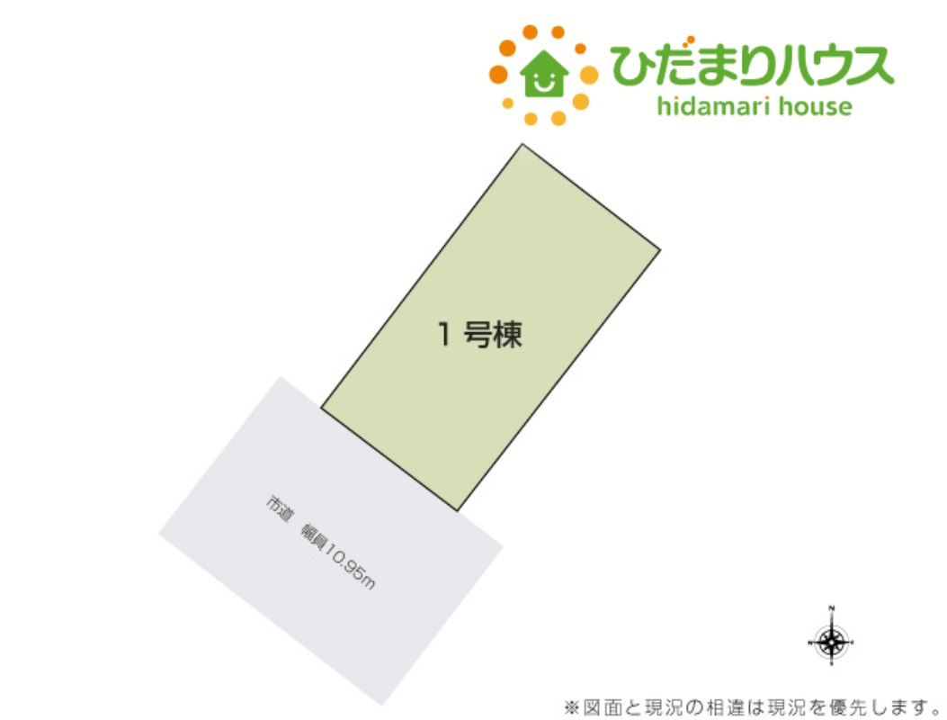 熊谷市伊勢町　新築一戸建て　いろどりアイタウン　01の区画図