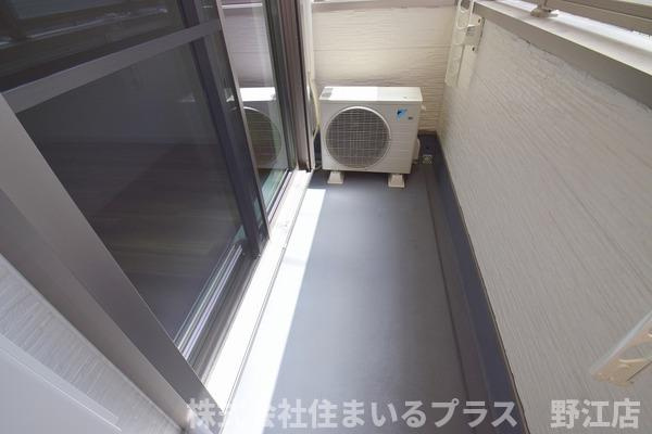 クリエオーレ諸口Ⅱのバルコニー