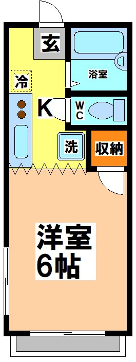 武蔵野市吉祥寺東町１丁目のアパートの間取り