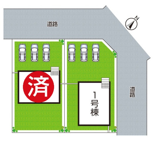 加東市南山　第5期　新築一戸建ての区画図|全2区画