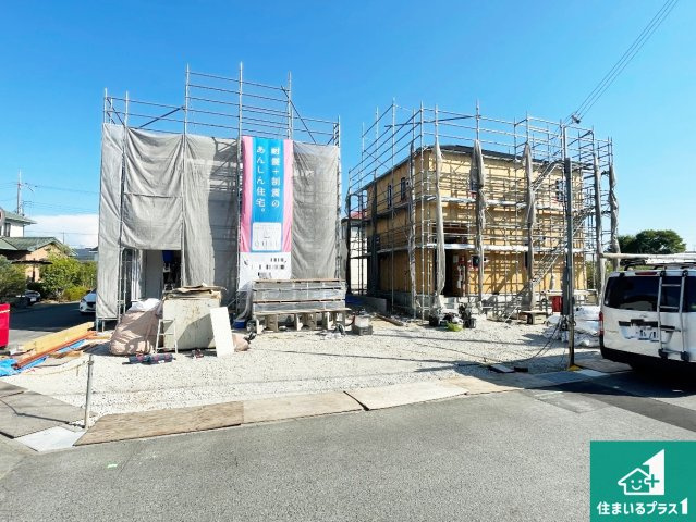 加東市南山　第5期　新築一戸建ての外観|現在の進捗状況です！順調に作業進行中、完成が待ち遠しいです！詳細の間取り等、お気軽にお問い合わせください！