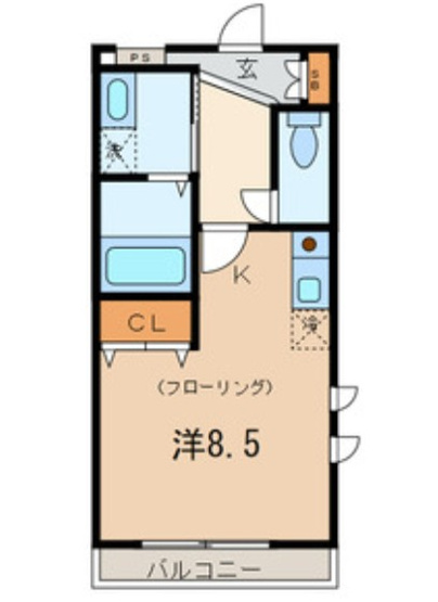 【間取り】 | ドルチェ越谷