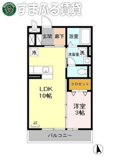 【間取り】 | 【D-room】サクセス　Ⅲ　安城市桜井町