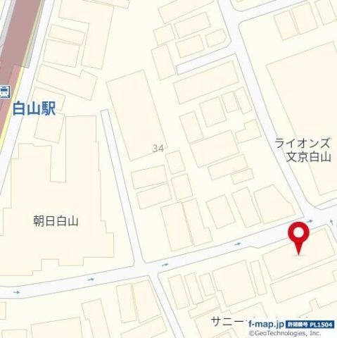 ペガサスマンション浄心寺坂の地図