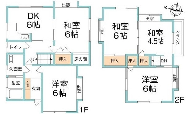 東区牛田東２丁目の間取り