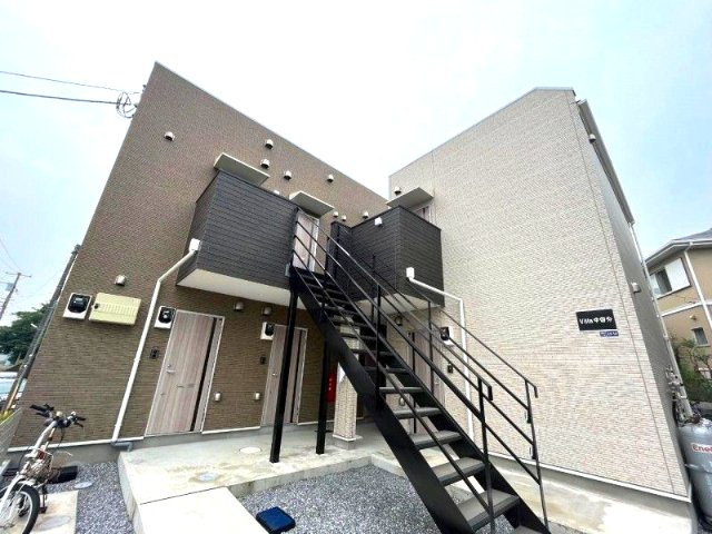 市川市中国分１丁目のアパートの外観