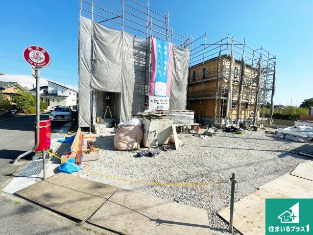加東市南山　第5期　新築一戸建ての外観|現在の進捗状況です！順調に作業進行中、完成が待ち遠しいです！詳細の間取り等、お気軽にお問い合わせください！