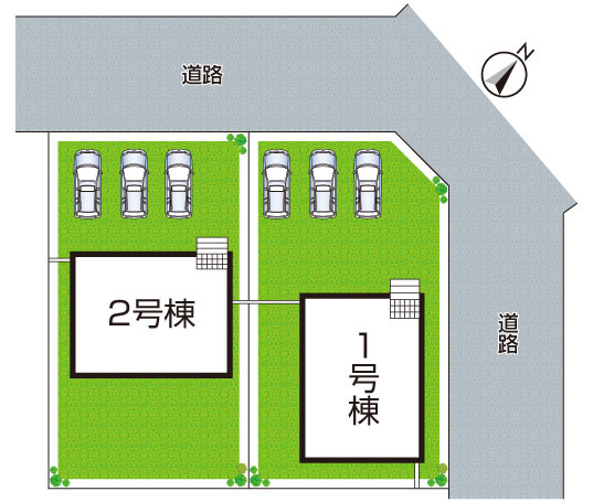 加東市南山　第5期　新築一戸建ての区画図|全2区画
