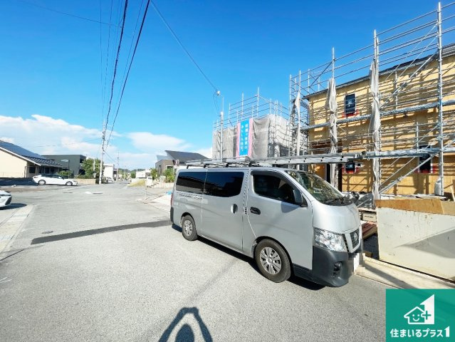 加東市南山　第5期　新築一戸建ての前面道路含む現地写真|車通りの少ない前面道路！お子様がいらっしゃるご家族でも安心！