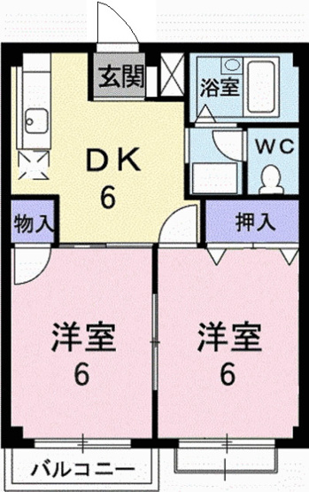 【間取り】 | エルディム北Ｄ